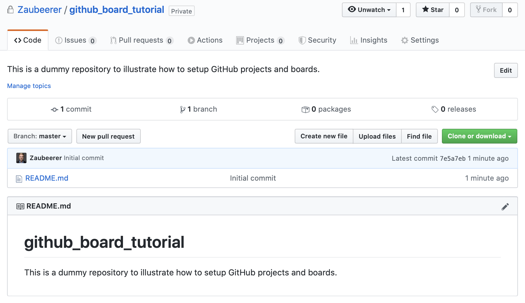 Empty GitHub repository