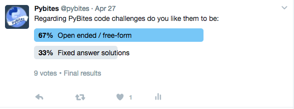 our challenge poll