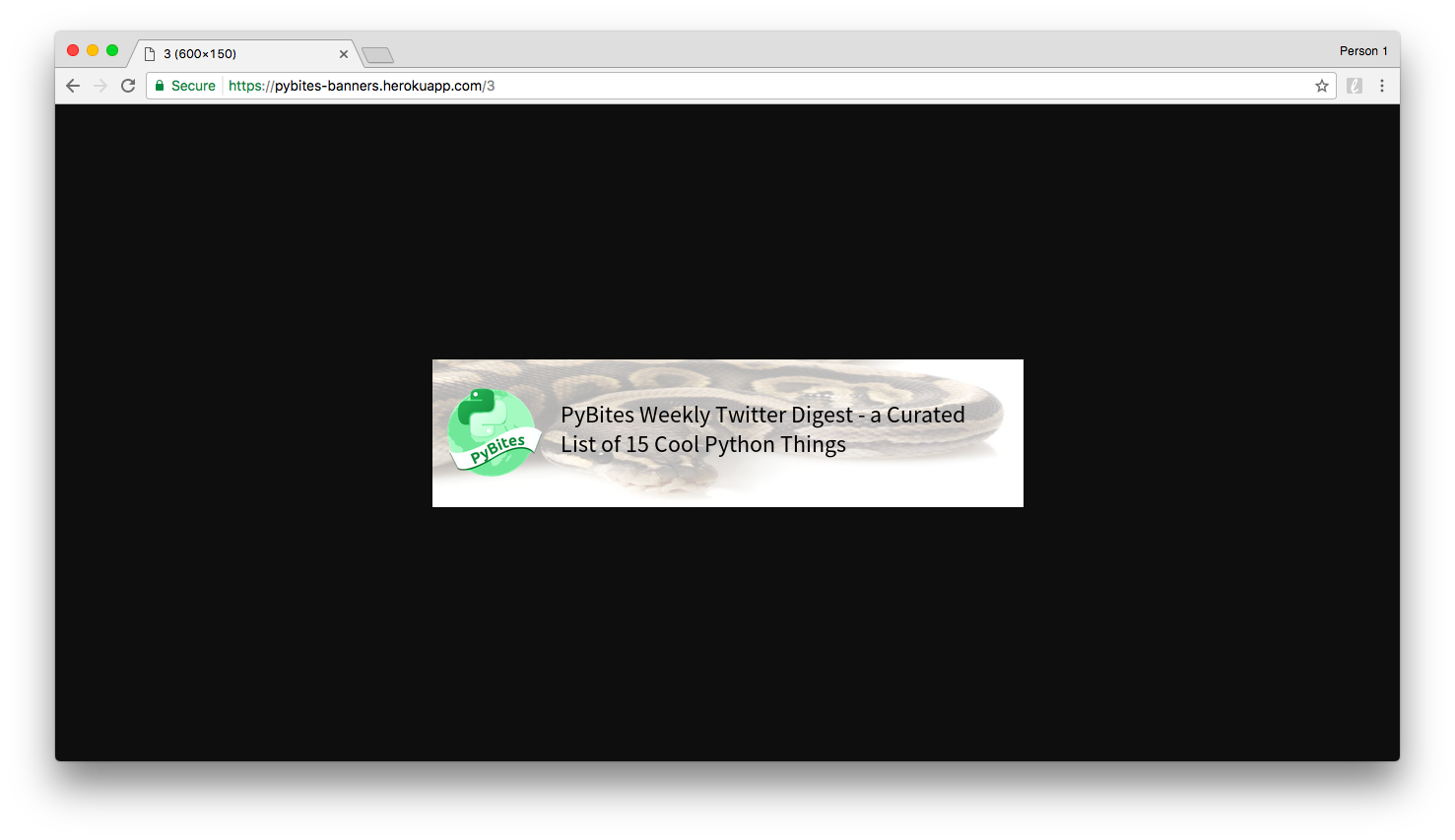 banner of pybites twitter digest