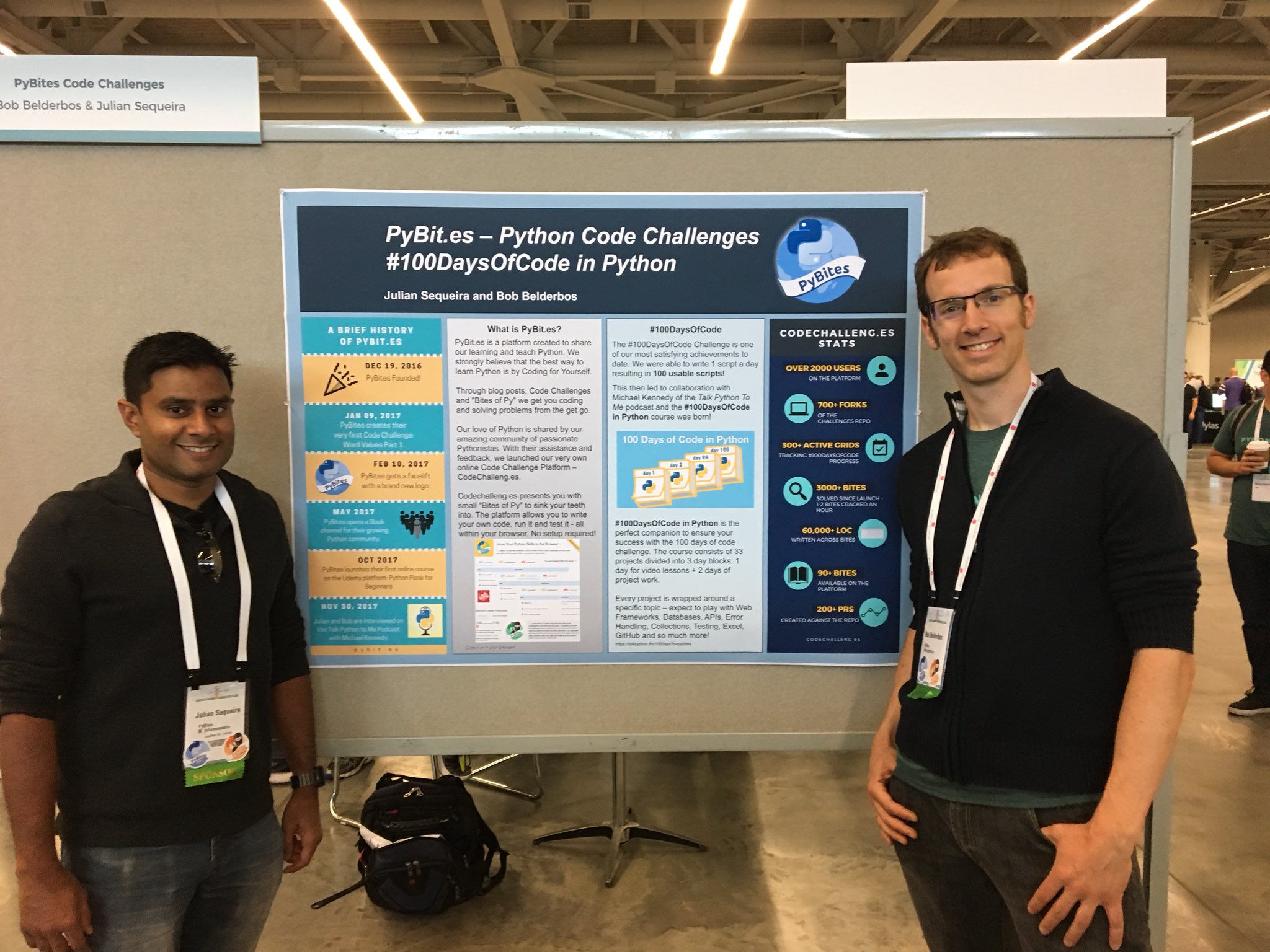 pycon 2018 Cleveland PyBites poster session