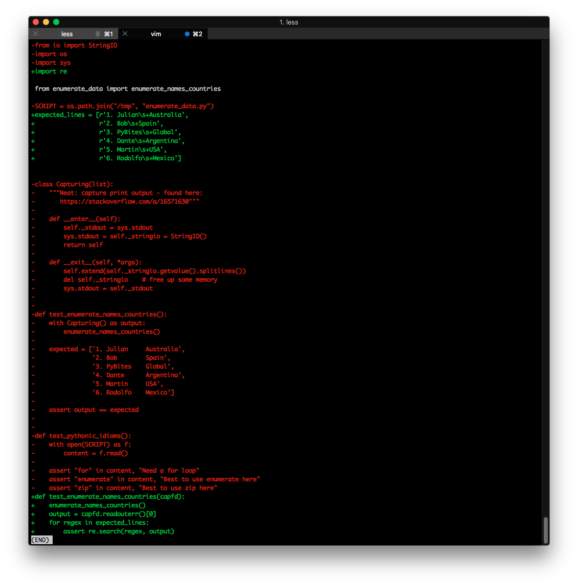 knowing about capfd saved a lot of unnecessary code