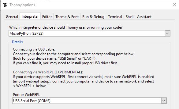 Interpreter Settings