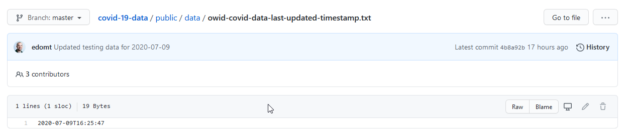 Timestamp File