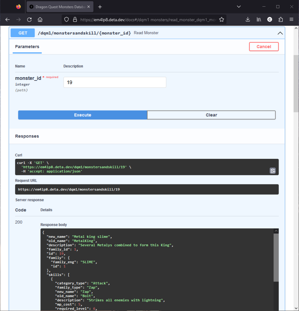 SwaggerUI screenshot2